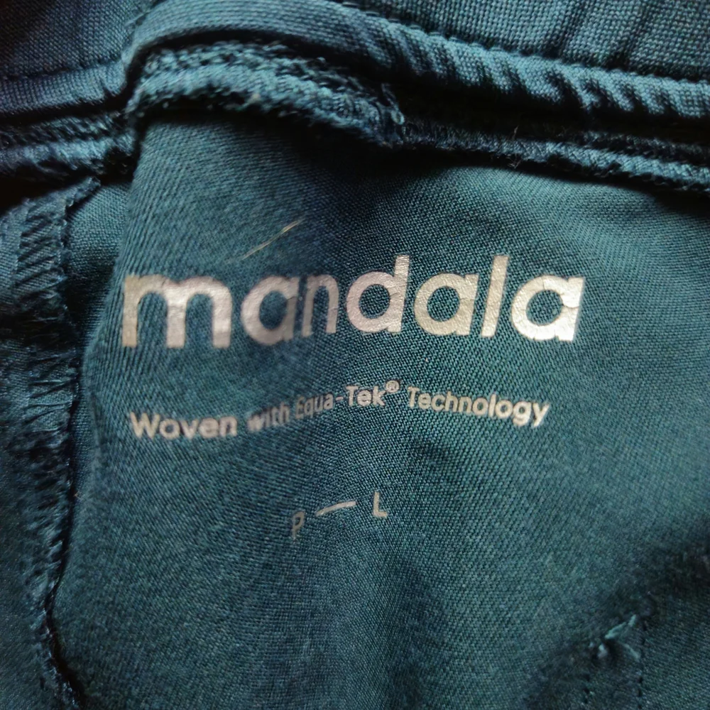 Mandala Teal Women's Teal Scrub Set - Picture 3 of 3